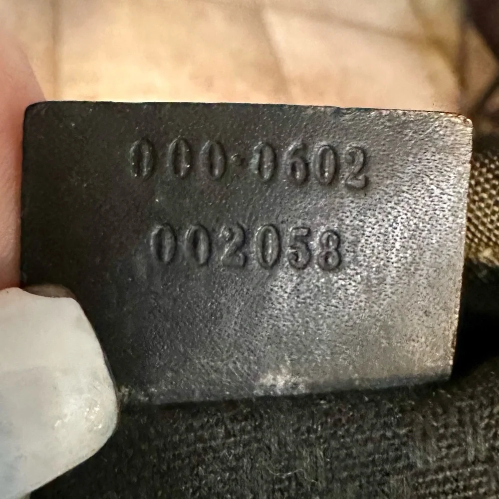 Gucci Vintage Black Nylon & Genuine Leather Hobo Shoulder Bag Purse - Picture 12 of 13